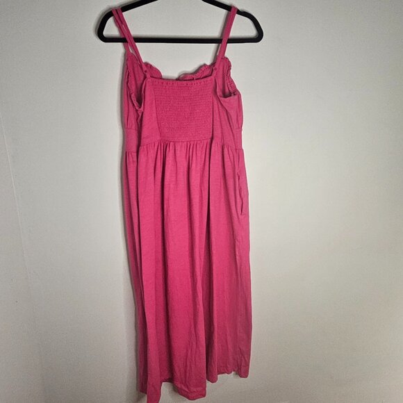 NWOT Front Tie Sleeveless Midi Dress L - Picture 3 of 8